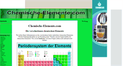 Desktop Screenshot of chemische-elemente.com